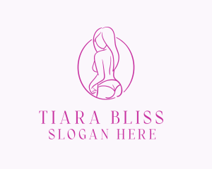 Adult Woman Model logo design