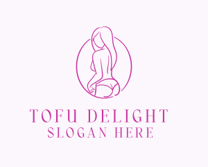 Adult Woman Model logo design