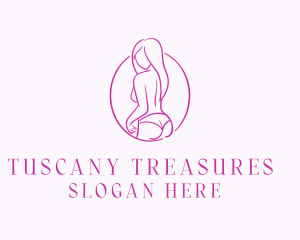 Adult Woman Model logo design