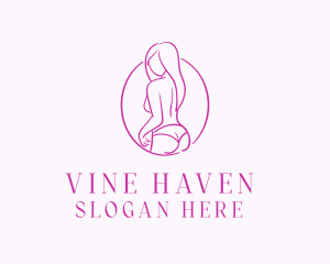 Adult Woman Model logo design