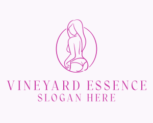 Adult Woman Model logo design