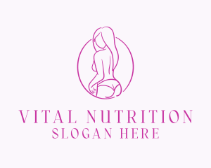 Adult Woman Model logo design