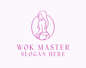 Adult Woman Model logo design