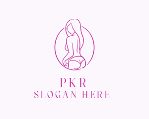 Adult Woman Model logo design