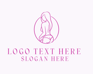 Woman - Adult Woman Model logo design