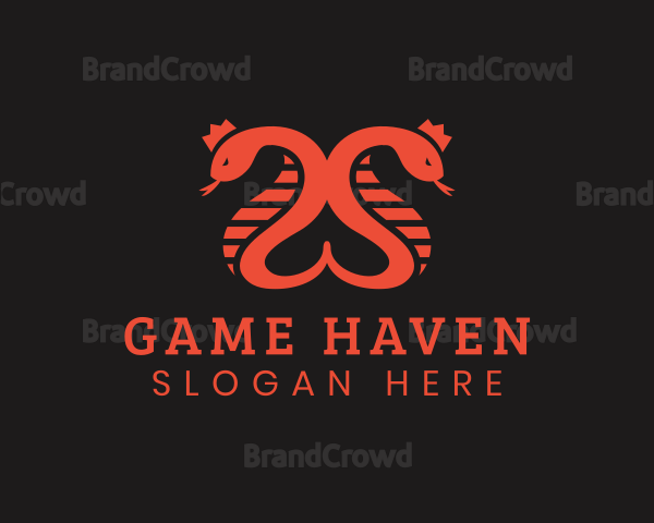 Snake Crown Letter S Logo