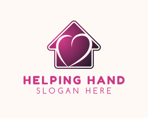 Assistance - Heart Shelter Realty logo design