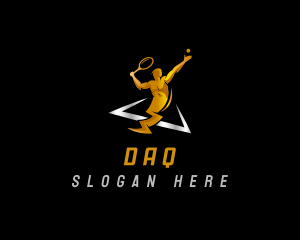 Dash - Lightning  Athlete Tennis logo design