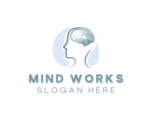 Psychology Mental Health Counseling logo design