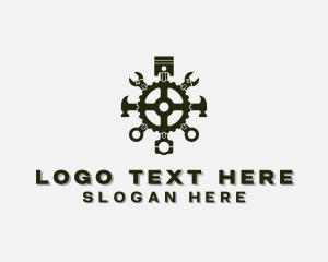 Blacksmith Tong - Industrial Tools Handyman logo design