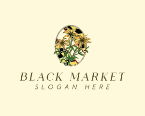 Maryland Black Eyed Susan logo design