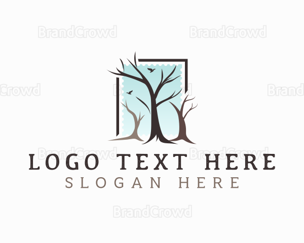 Landscaping Tree Branch Logo