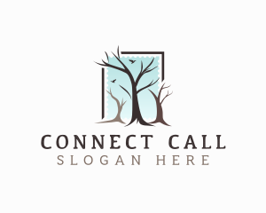 Landscaping Tree Branch logo design