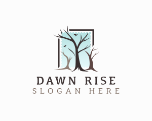 Landscaping Tree Branch logo design