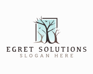 Landscaping Tree Branch logo design