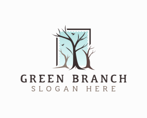 Branch - Landscaping Tree Branch logo design