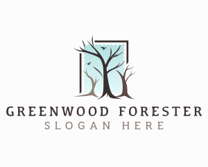 Landscaping Tree Branch logo design