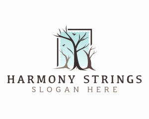 Landscaping Tree Branch logo design