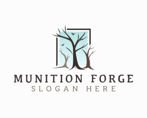 Landscaping Tree Branch logo design