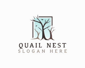 Landscaping Tree Branch logo design