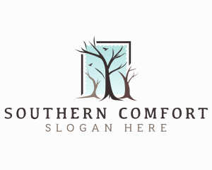 Landscaping Tree Branch logo design