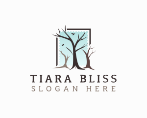 Landscaping Tree Branch logo design