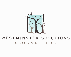 Landscaping Tree Branch logo design