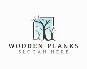 Landscaping Tree Branch logo design