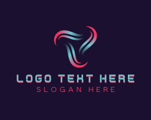 Ai - Abstract Digital Technology logo design