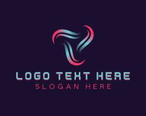 Cyberspace - Abstract Digital Technology logo design