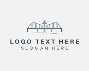 Travel - Bridge Tourist Landmark logo design