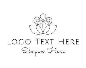 Flower Shop - Elegant Nature Spa logo design
