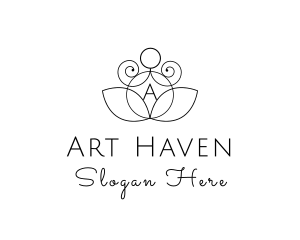 Elegant Nature Spa logo design