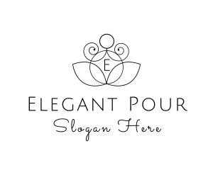 Elegant Nature Spa logo design