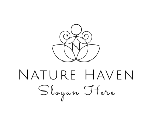 Elegant Nature Spa logo design