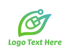 Web Design - Natural Leaf Mouse logo design