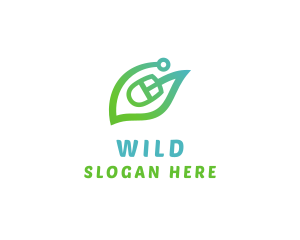 Shopping - Natural Eco Mouse logo design