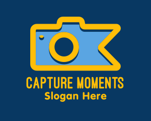 Photojournalism - Bookmark Camera Photo logo design