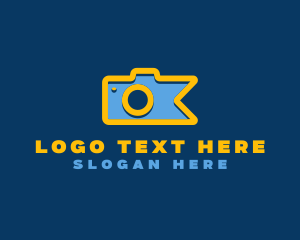 Instagram - Bookmark Camera Photo logo design