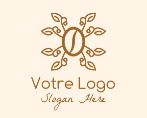 Espresso - Coffee Leaf Sprout logo design
