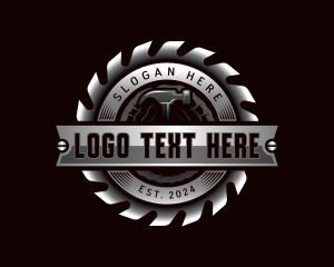 Woodwork - Woodwork Hammer Saw logo design