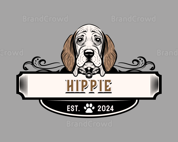 Dog Hound Pet Logo