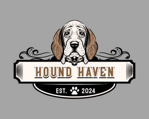 Dog Hound Pet logo design