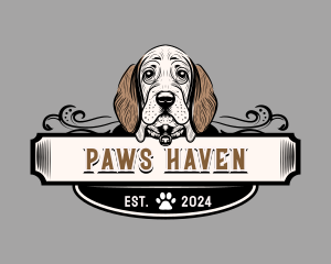 Dog Hound Pet logo design