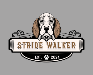 Dog Hound Pet logo design