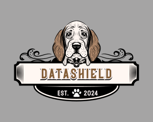 Ornamental - Dog Hound Pet logo design
