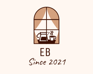 Coffee-seller - Brown Coffee Window logo design