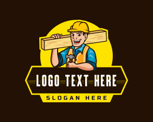 Hammer - Carpenter Builder Construction logo design