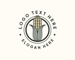 Corn Vegetable Farm Logo