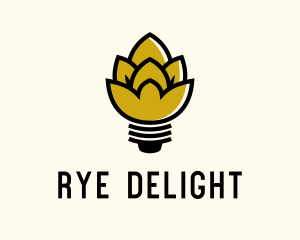 Rye - Malt Lightbulb Craft Distillery logo design